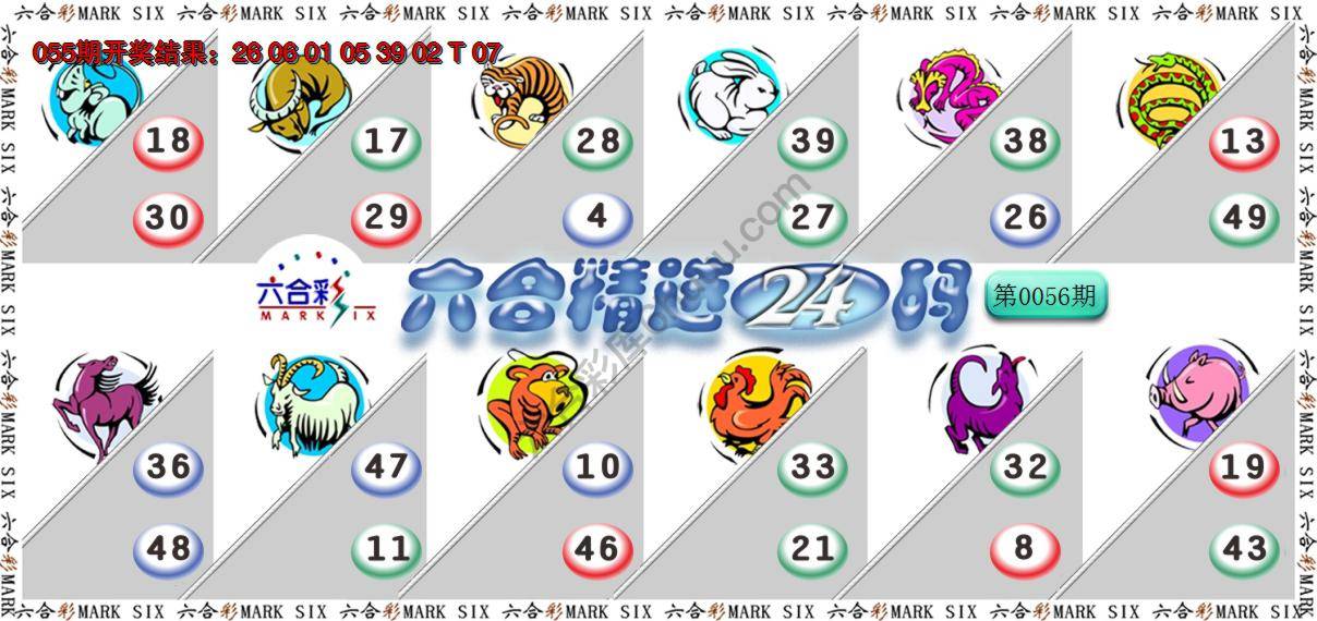 六合精选24码