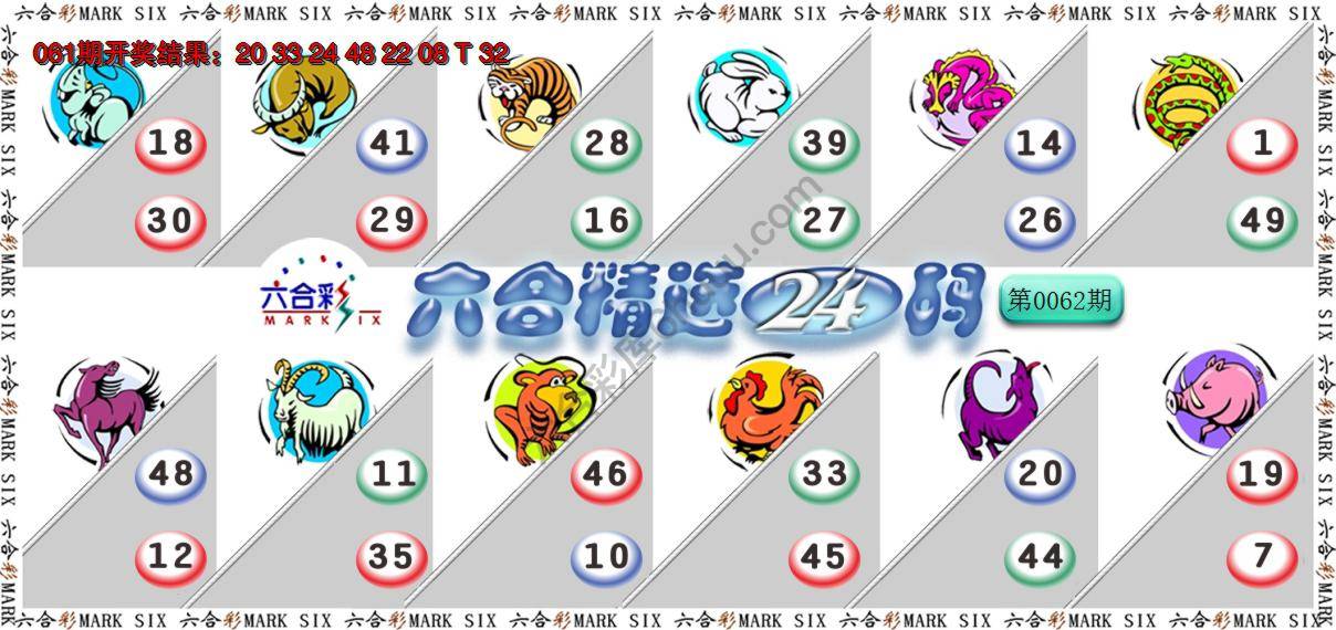 六合精选24码