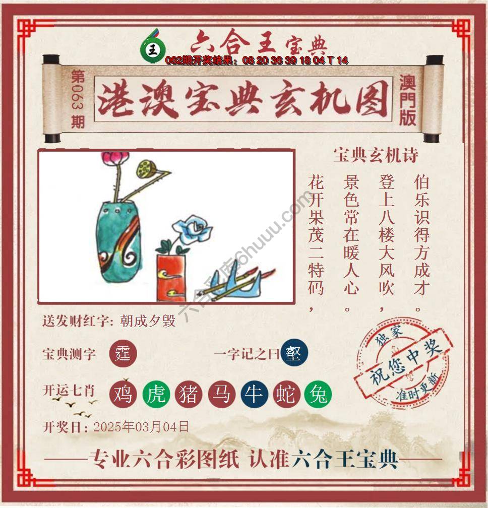 六合王港澳宝典玄机图