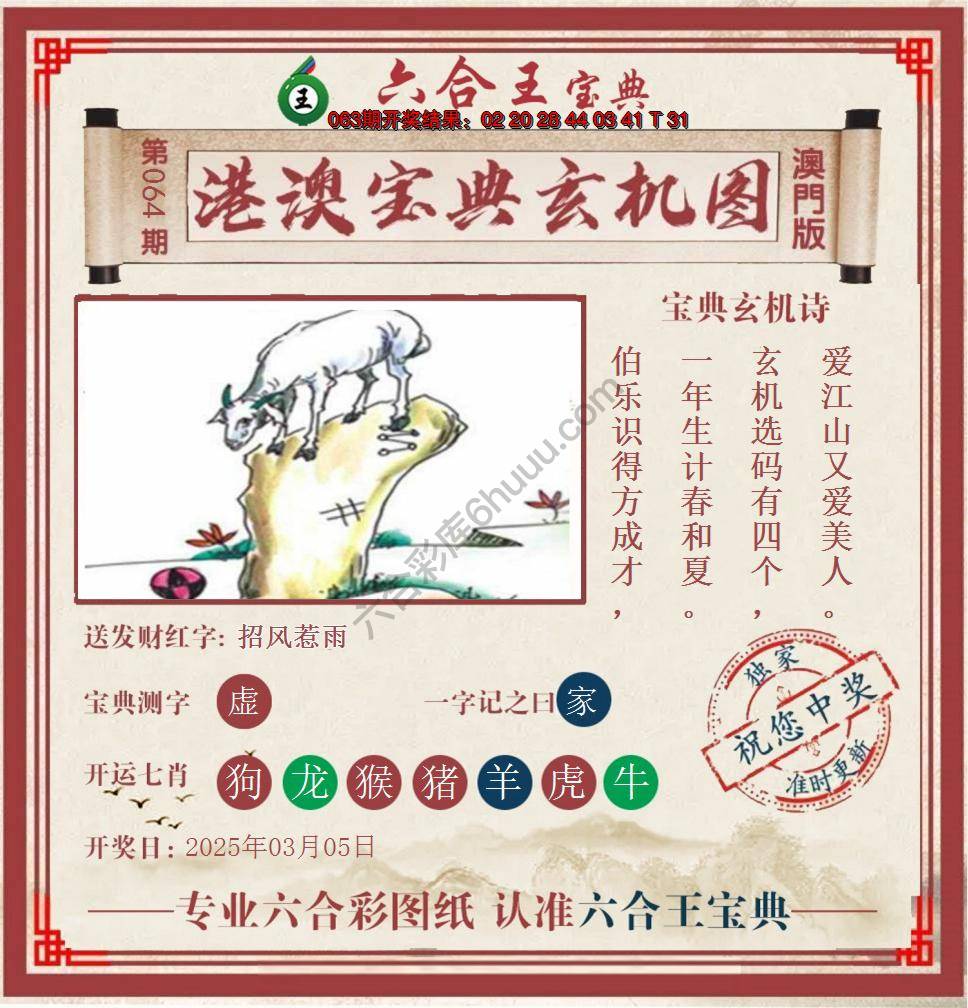 六合王港澳宝典玄机图