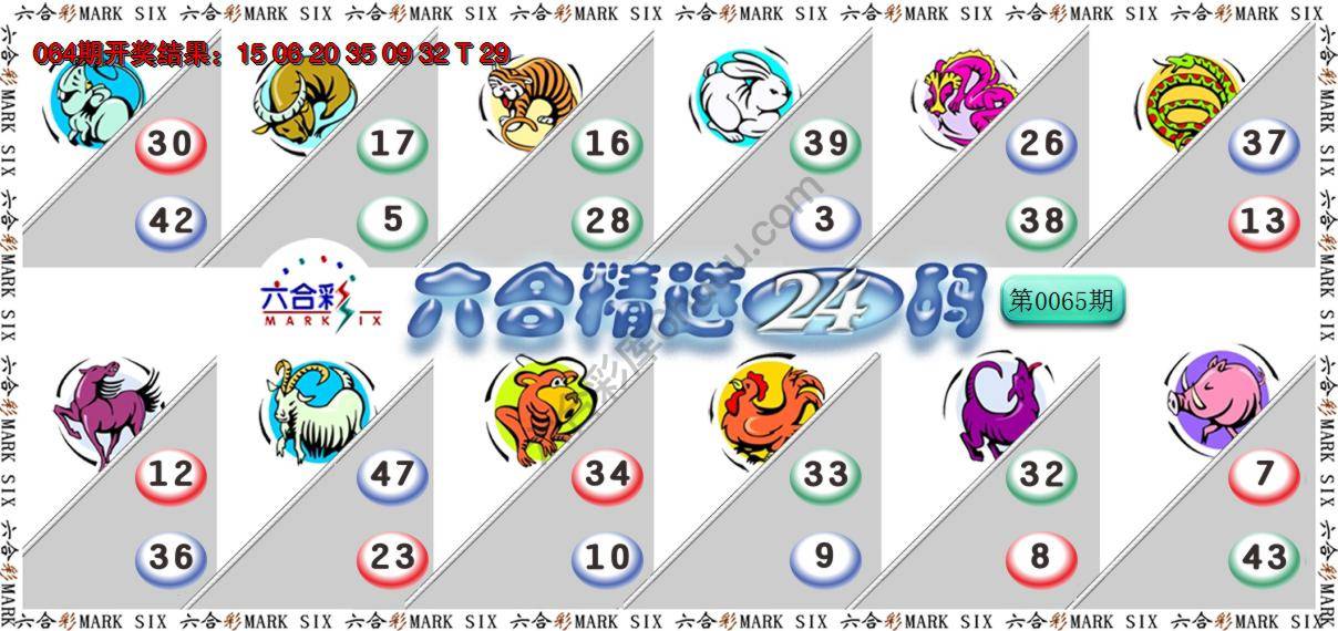 六合精选24码