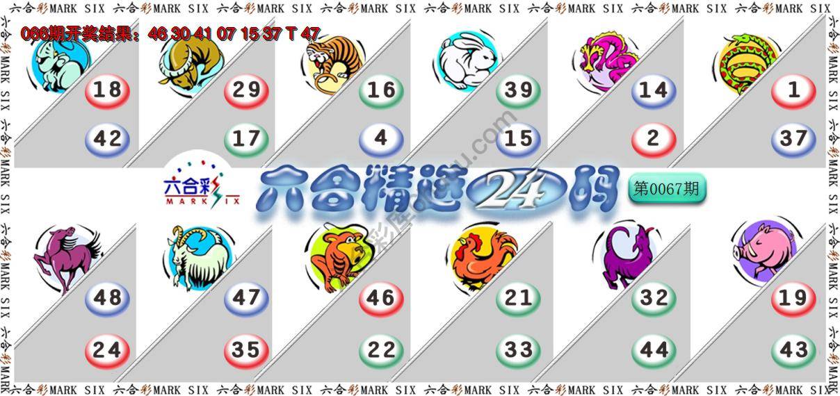 六合精选24码