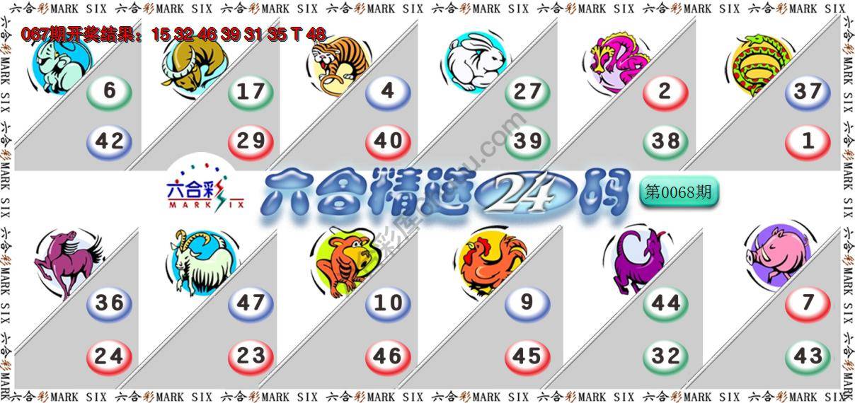 六合精选24码