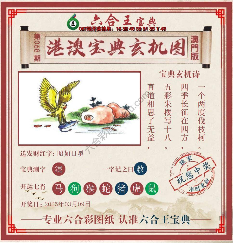 六合王港澳宝典玄机图