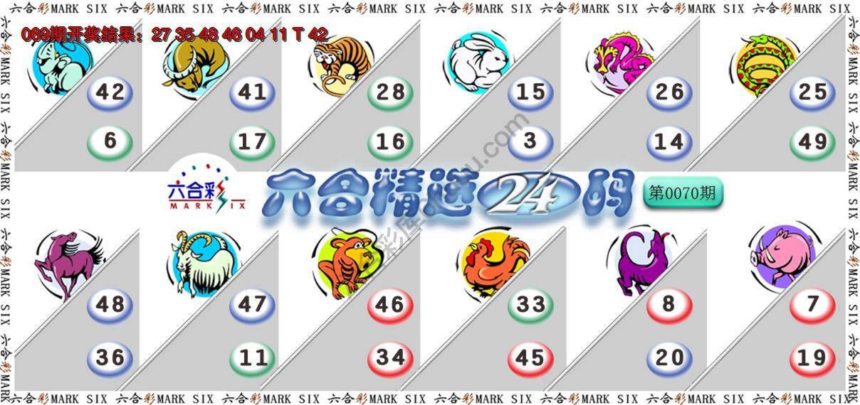六合精选24码