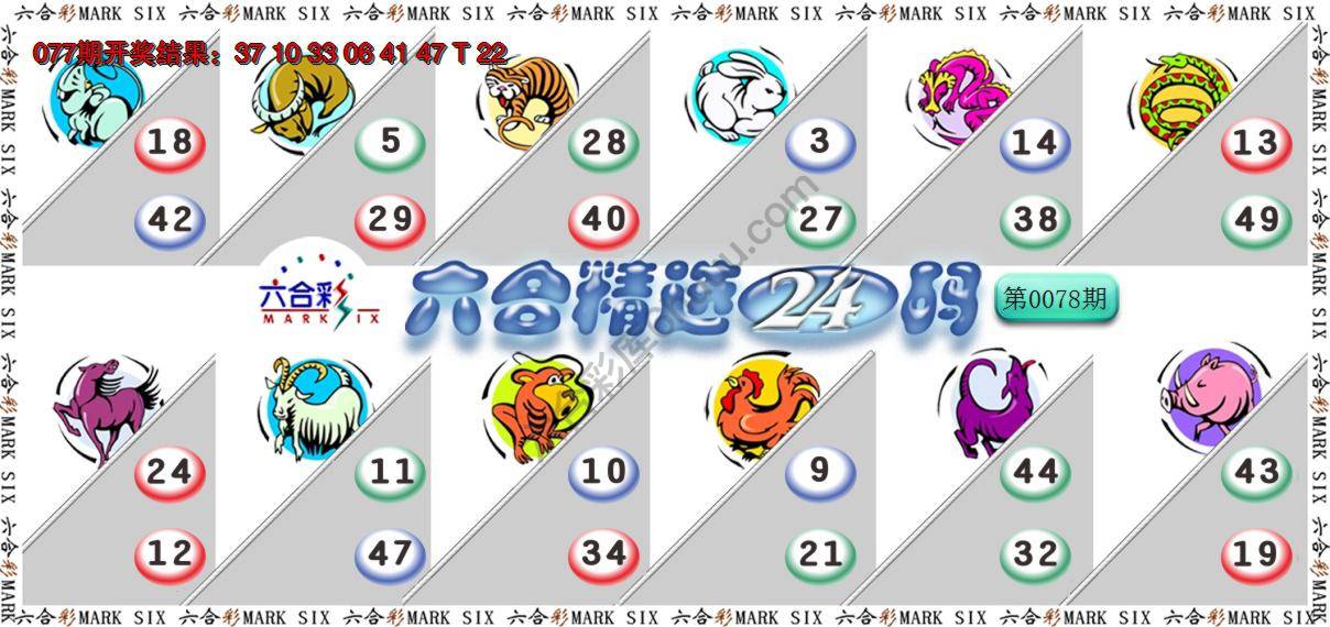 六合精选24码