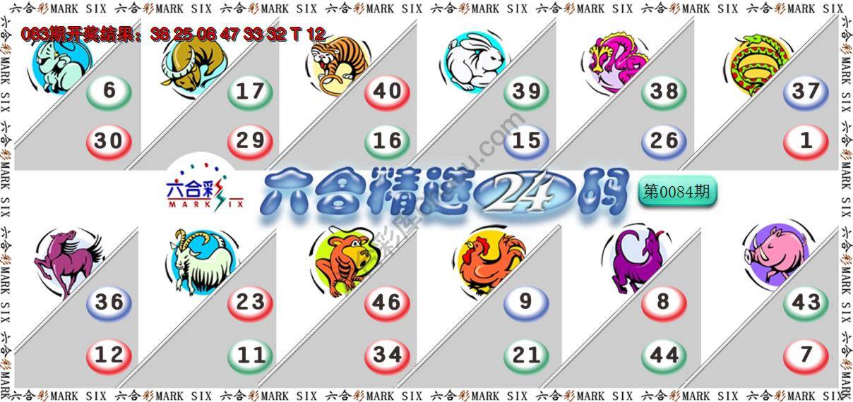 六合精选24码