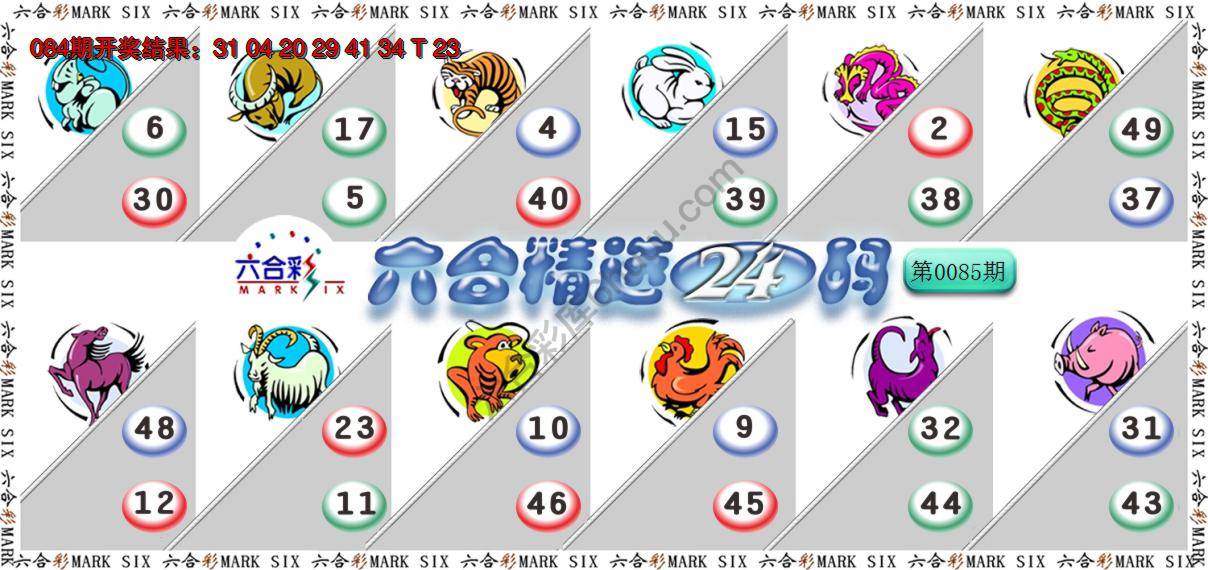 六合精选24码