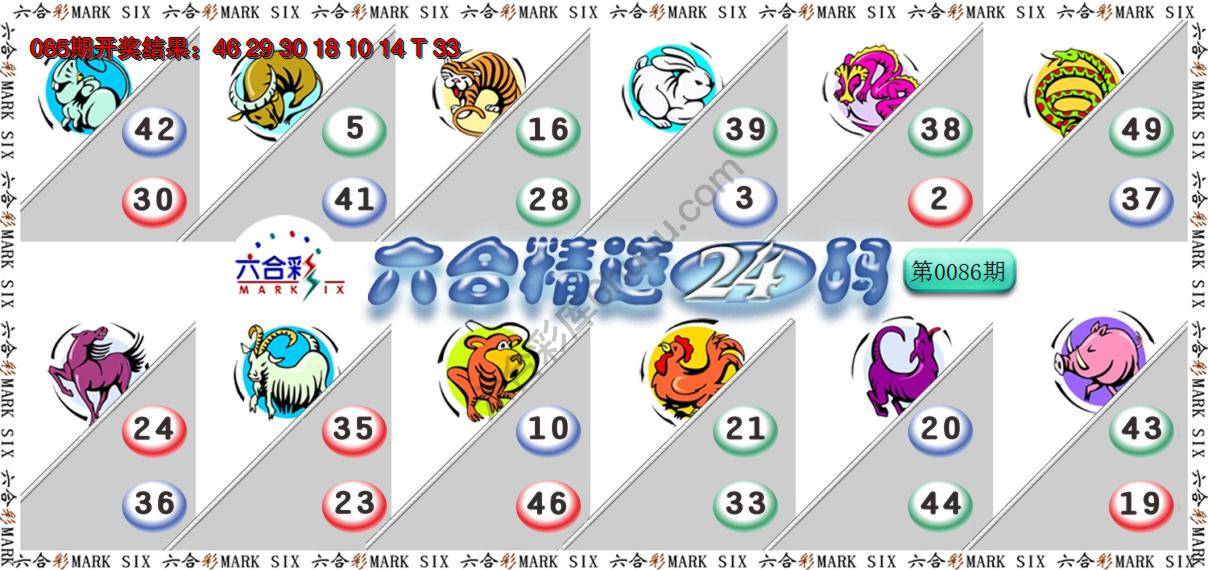 六合精选24码