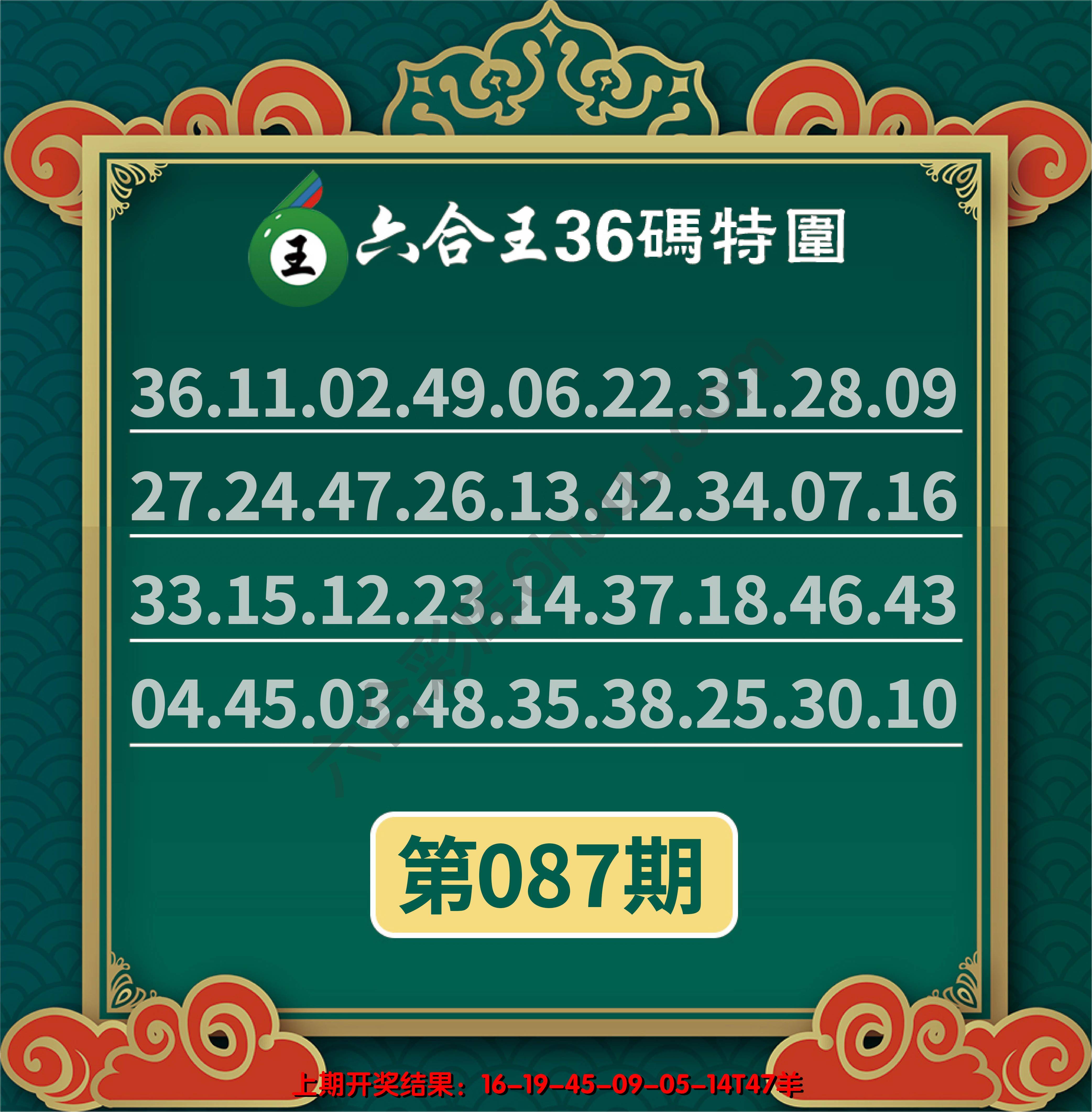 六合王三十六码特围