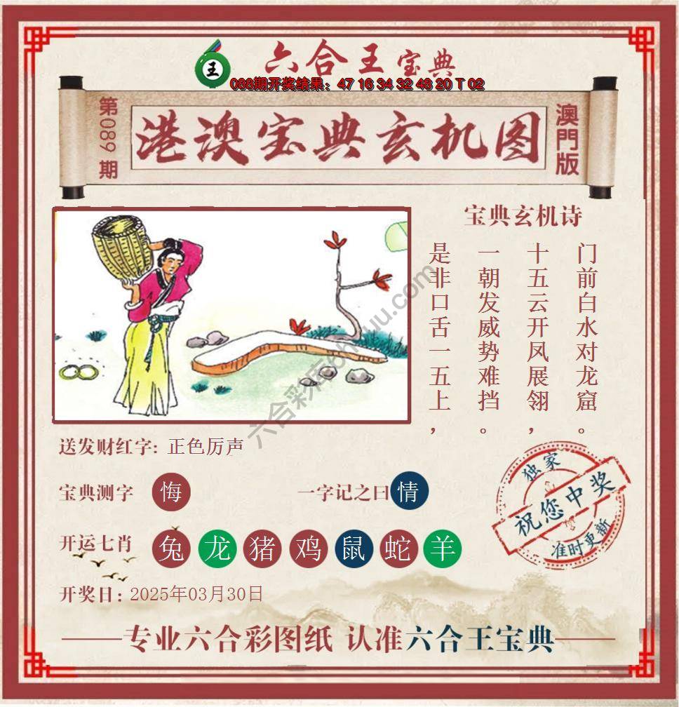 六合王港澳宝典玄机图