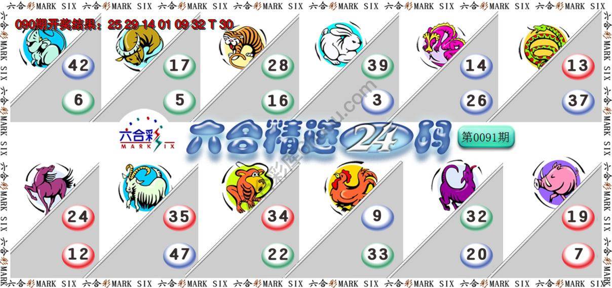 六合精选24码