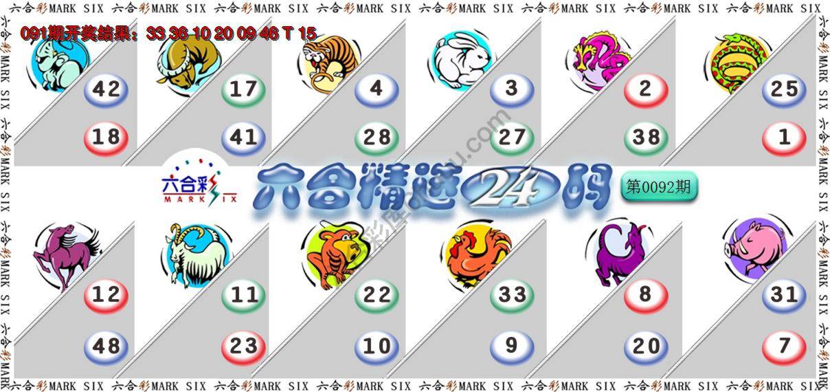 六合精选24码