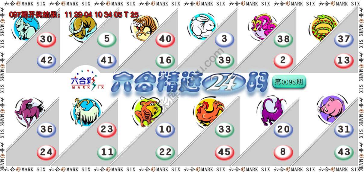 六合精选24码