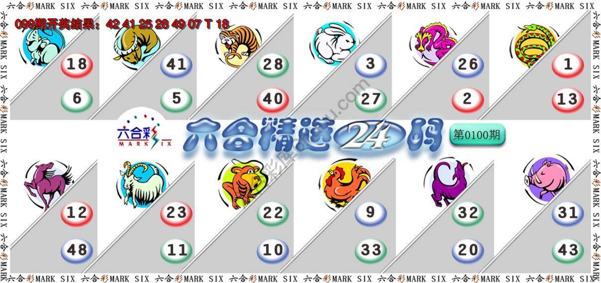 六合精选24码