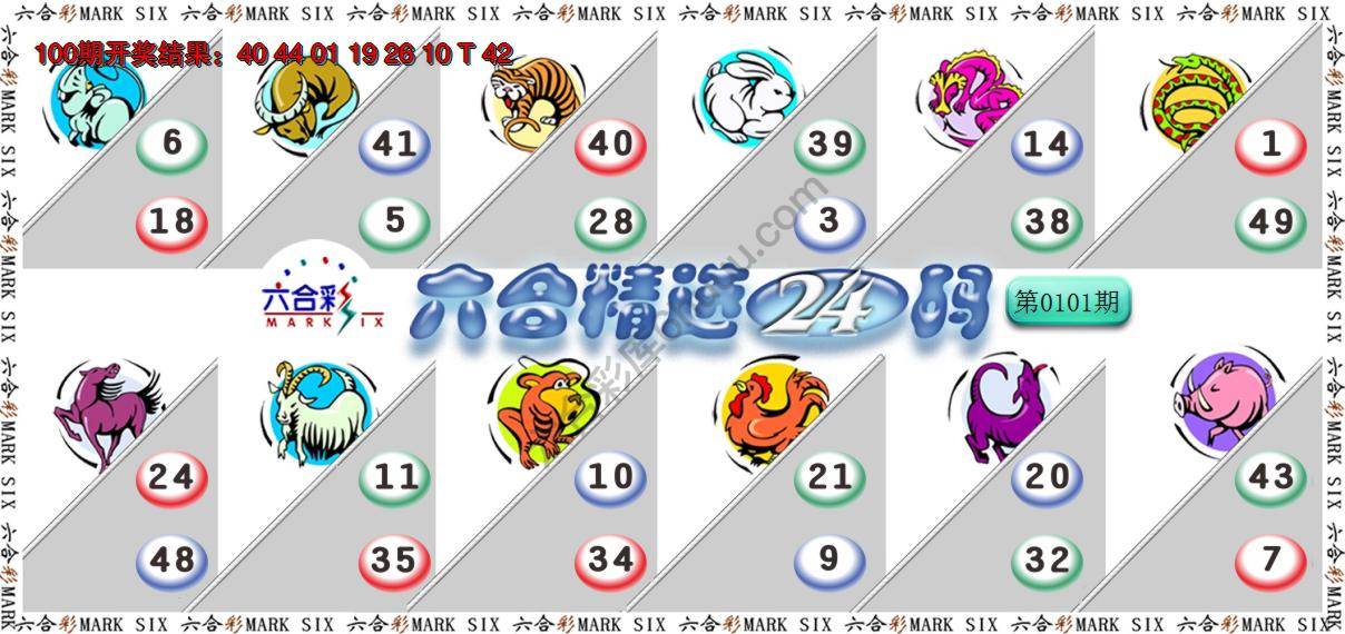 六合精选24码