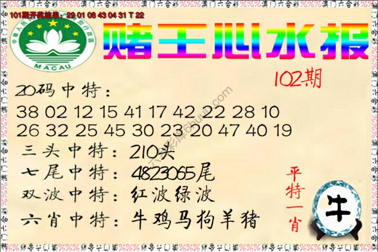 赌王心水报