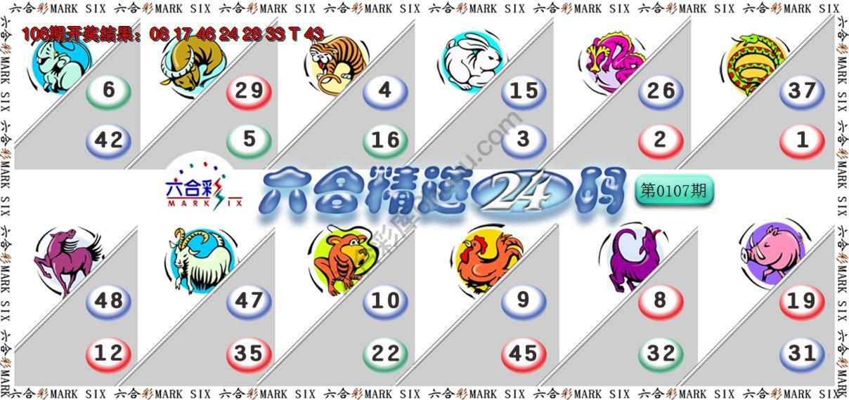 六合精选24码