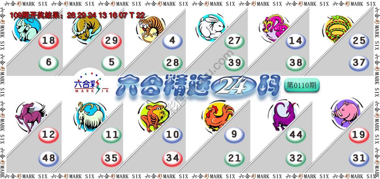 六合精选24码