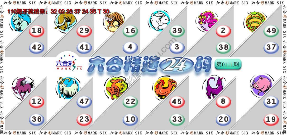 六合精选24码