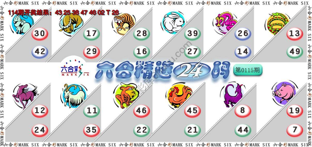 六合精选24码