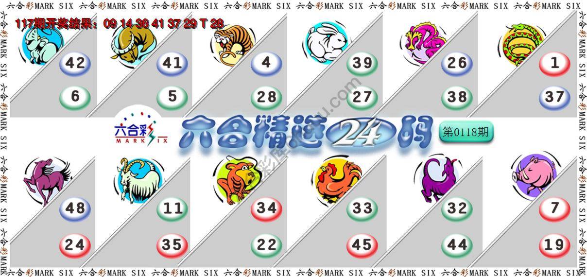 六合精选24码