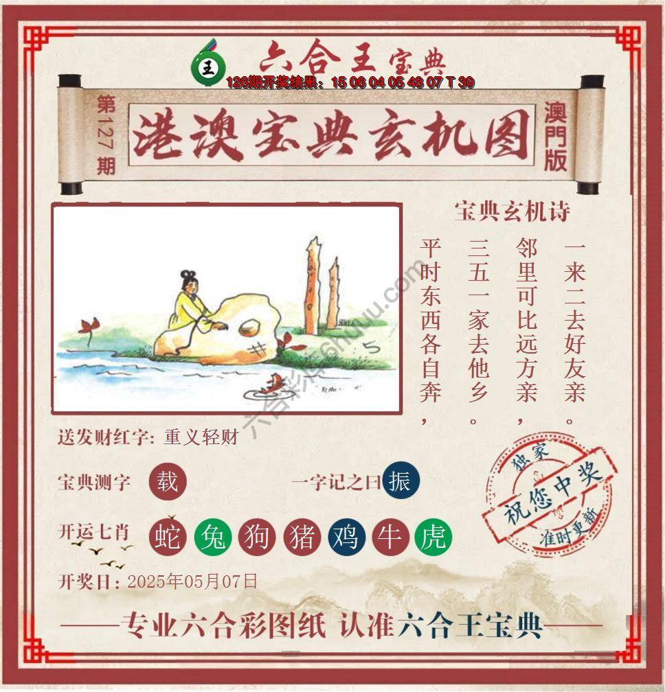 六合王港澳宝典玄机图