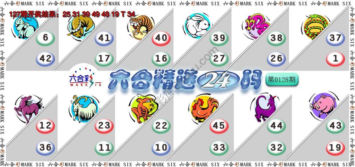六合精选24码