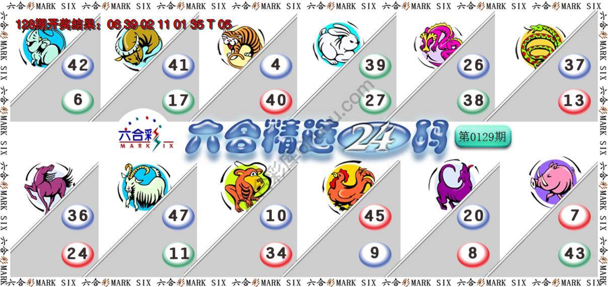 六合精选24码