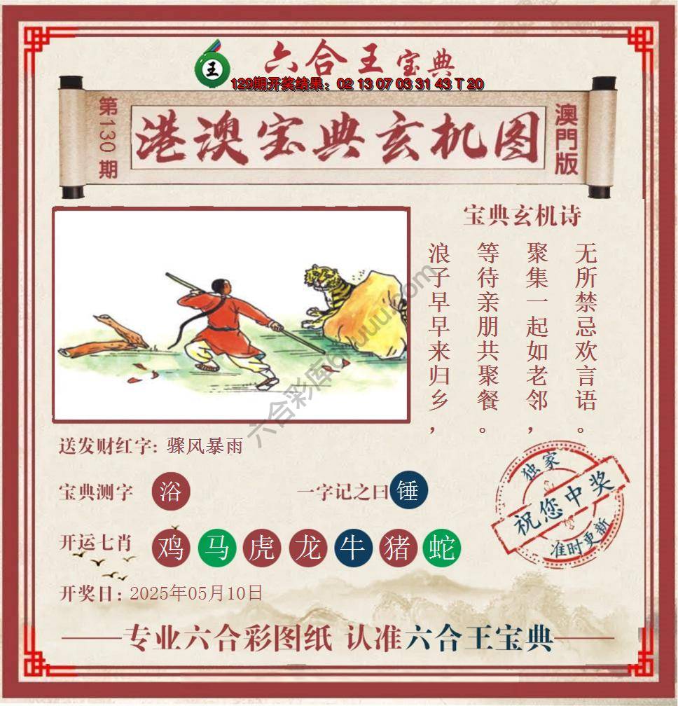 六合王港澳宝典玄机图