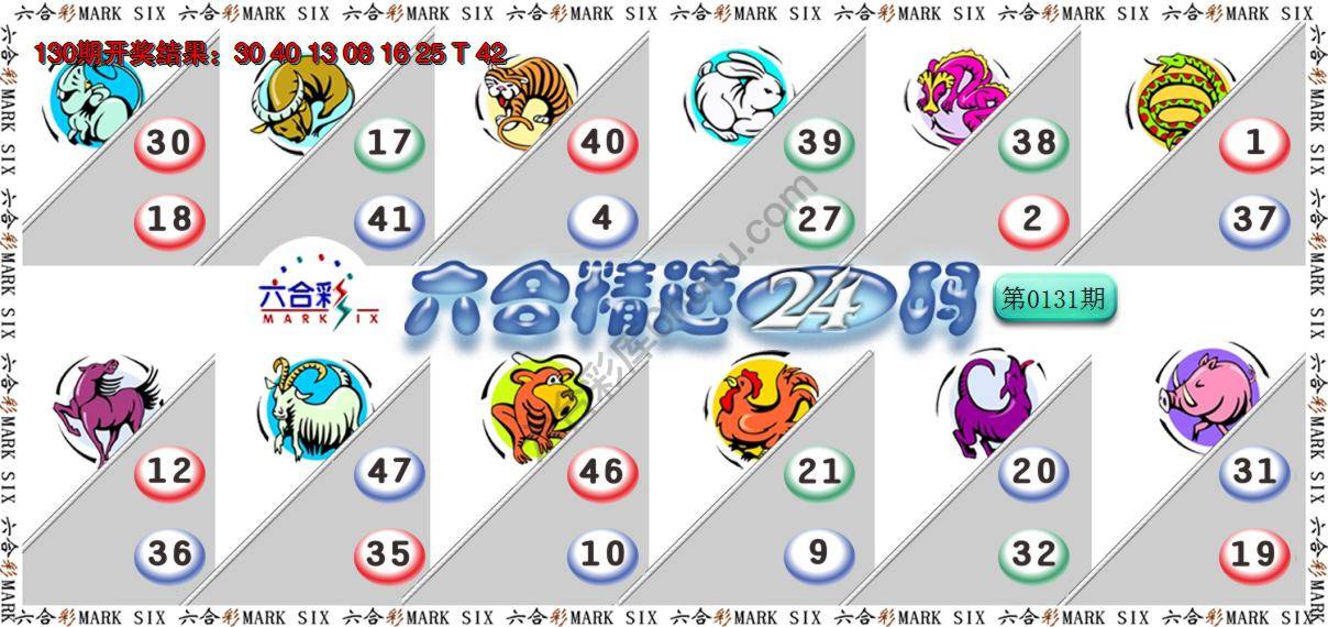 六合精选24码