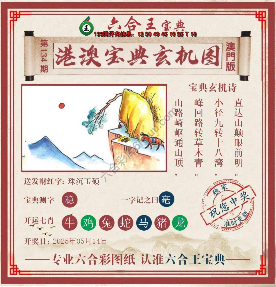 六合王港澳宝典玄机图
