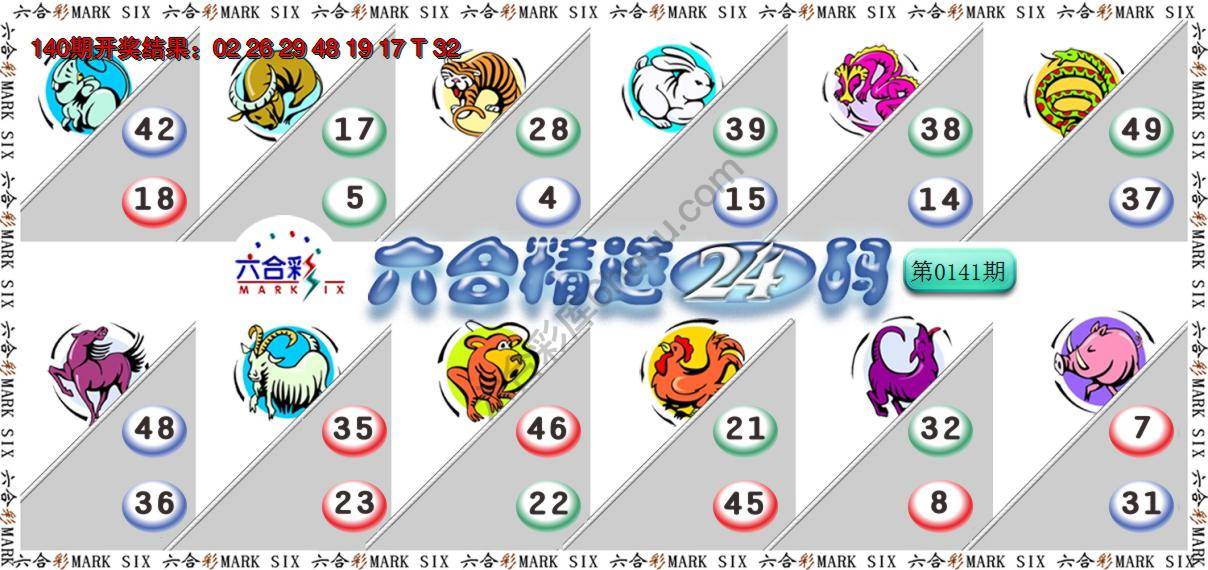 六合精选24码