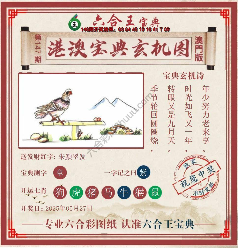 六合王港澳宝典玄机图