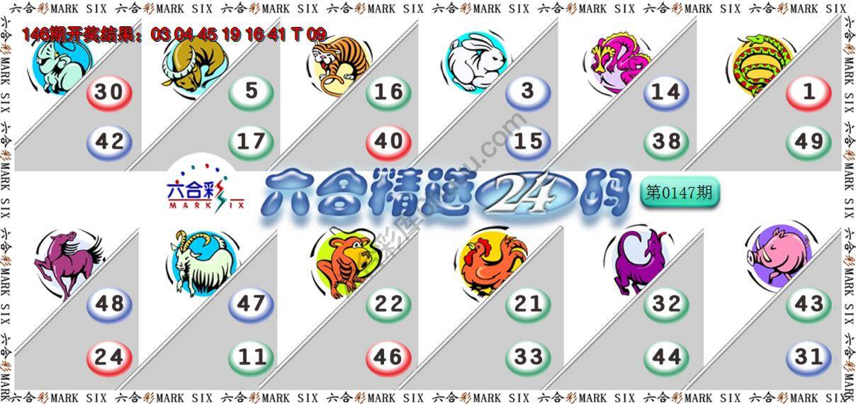 六合精选24码