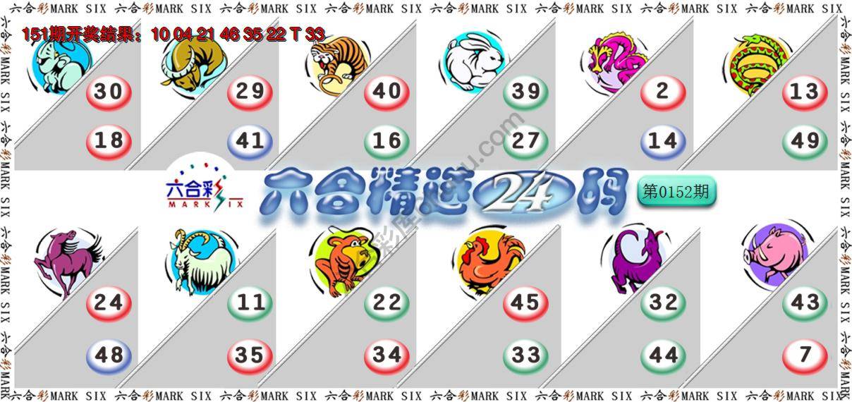 六合精选24码