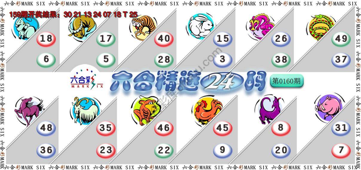 六合精选24码