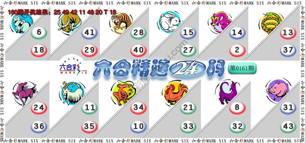 六合精选24码