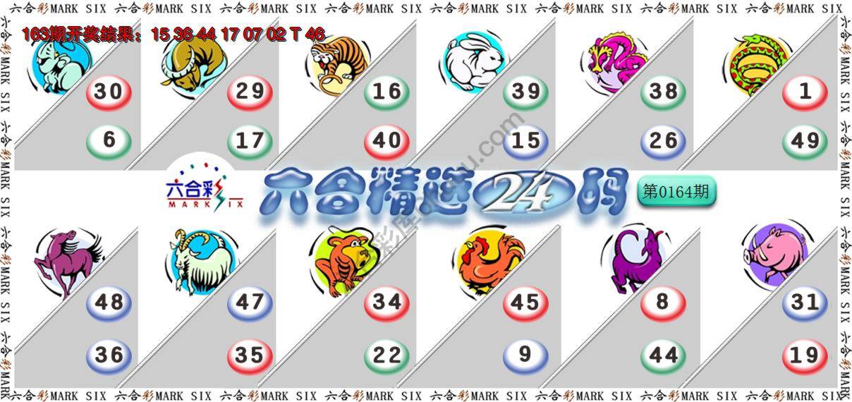 六合精选24码