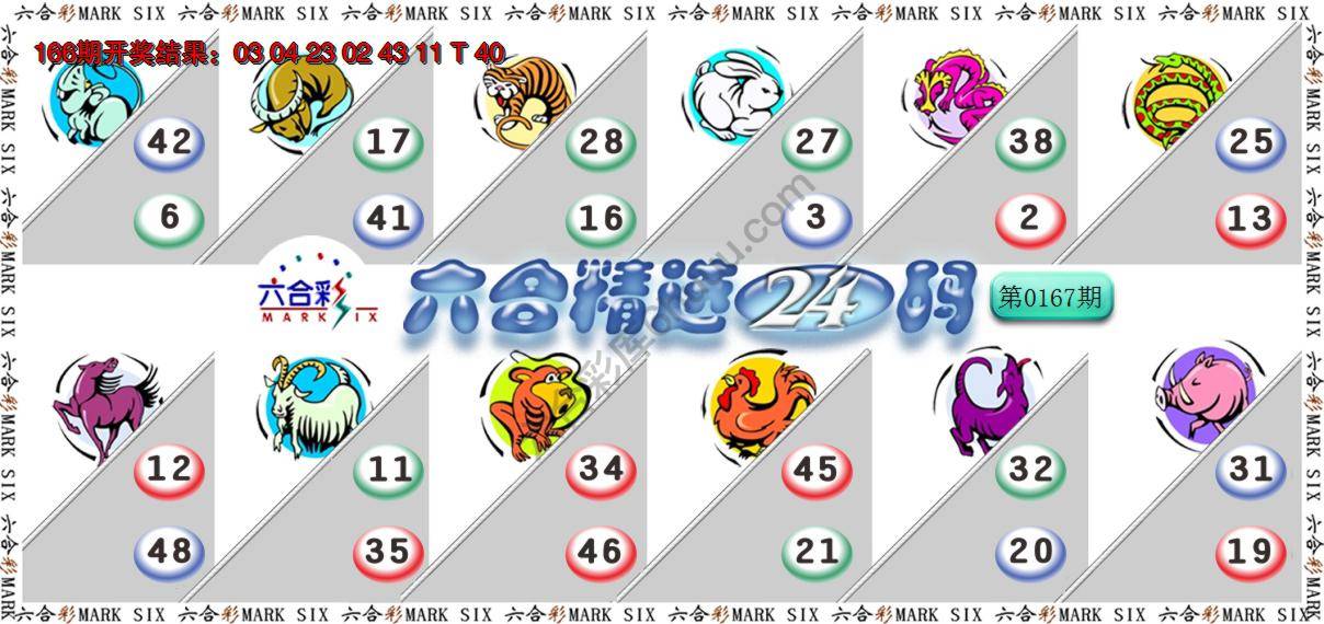六合精选24码