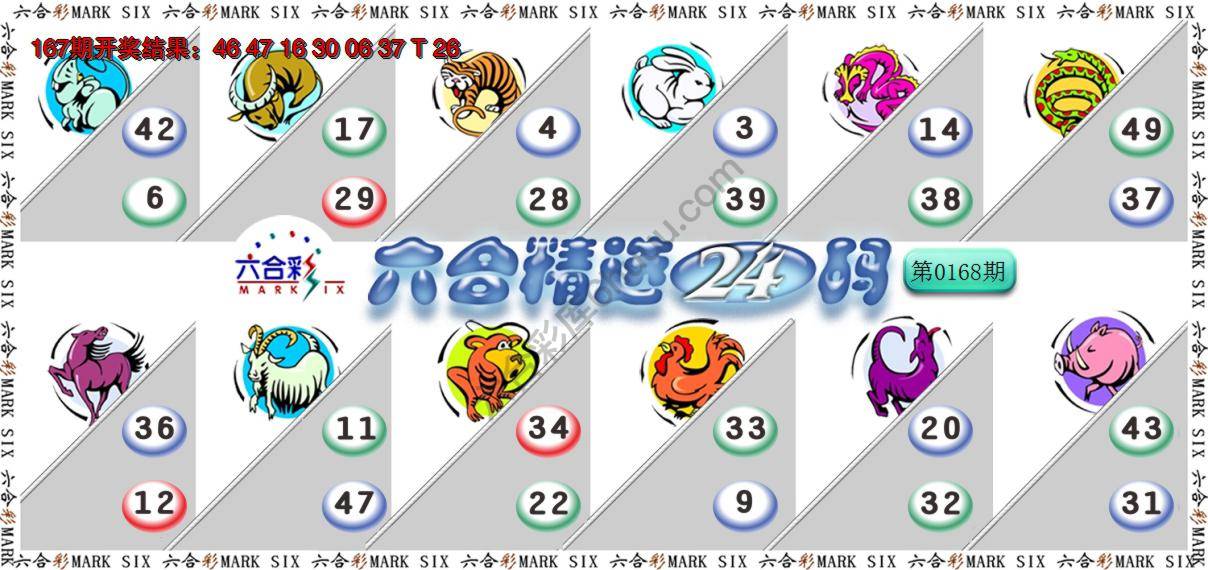 六合精选24码