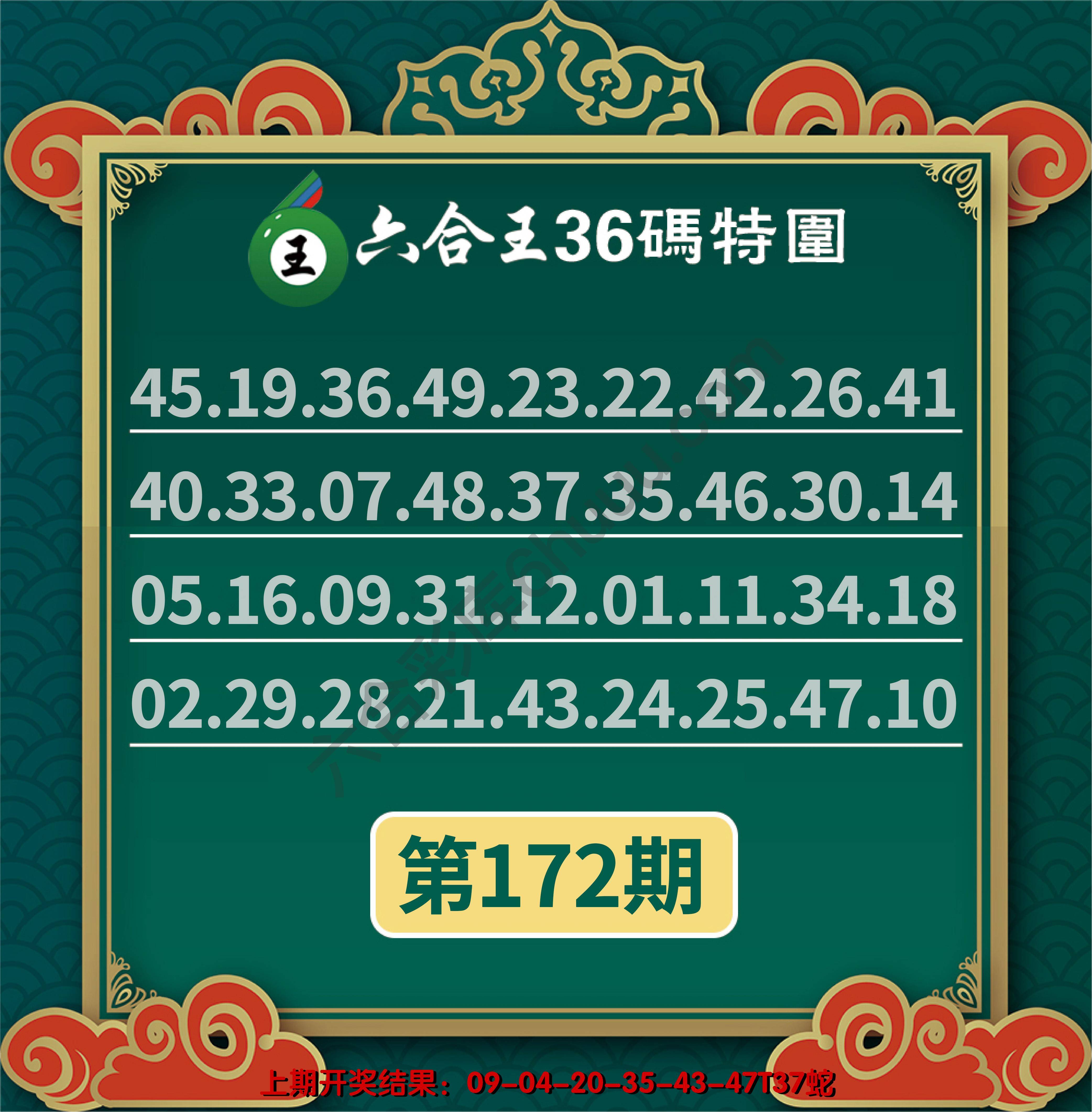 六合王三十六码特围