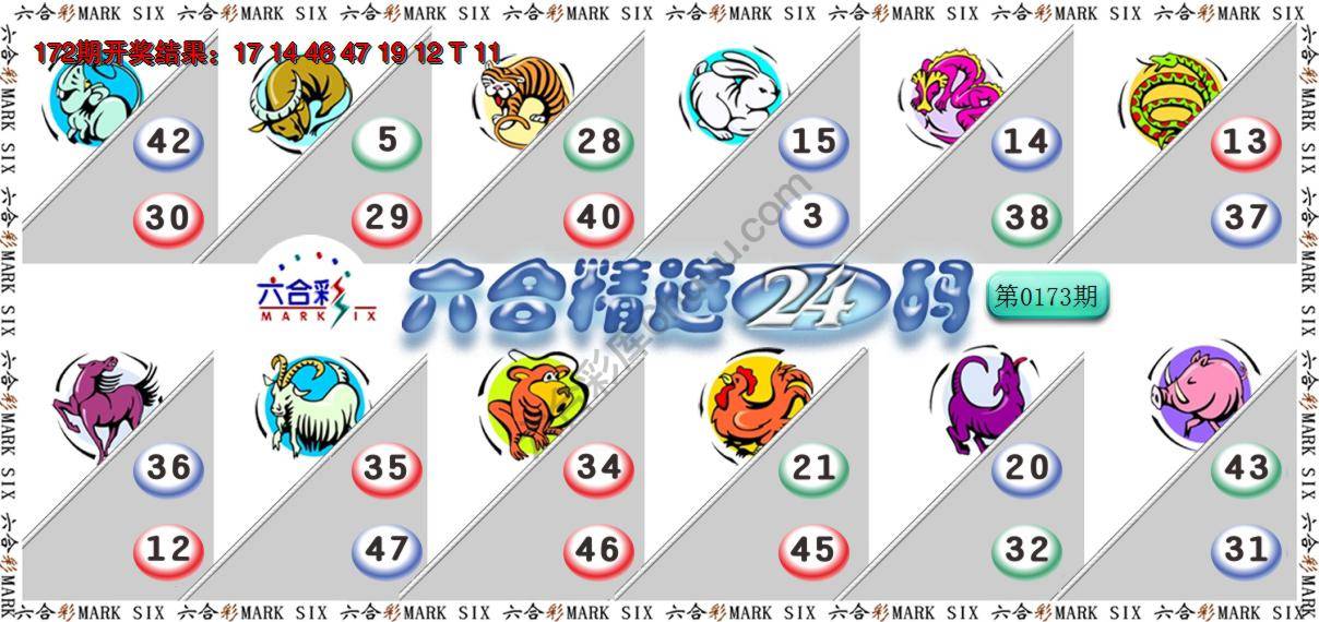 六合精选24码