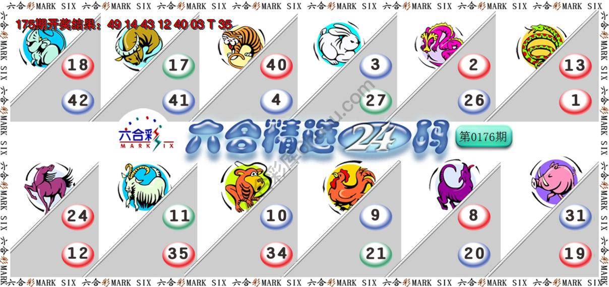 六合精选24码