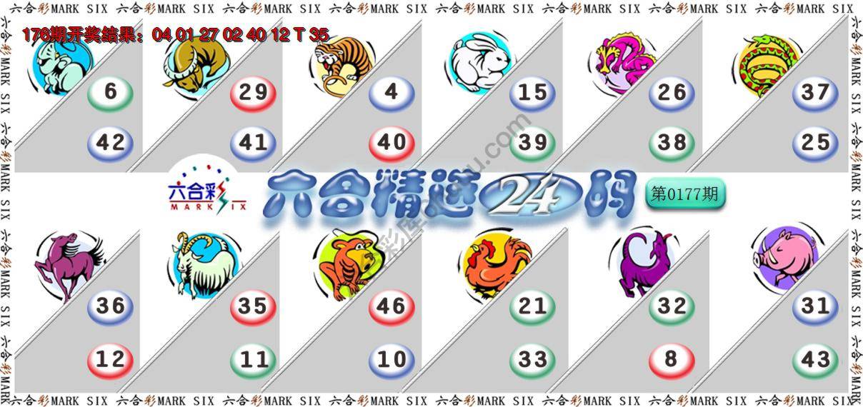 六合精选24码