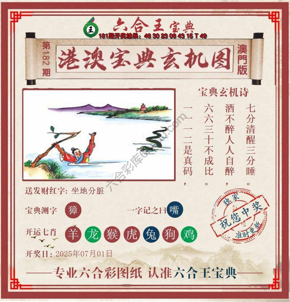 六合王港澳宝典玄机图