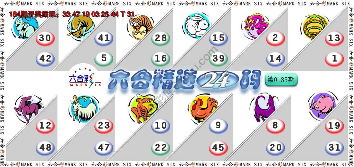 六合精选24码