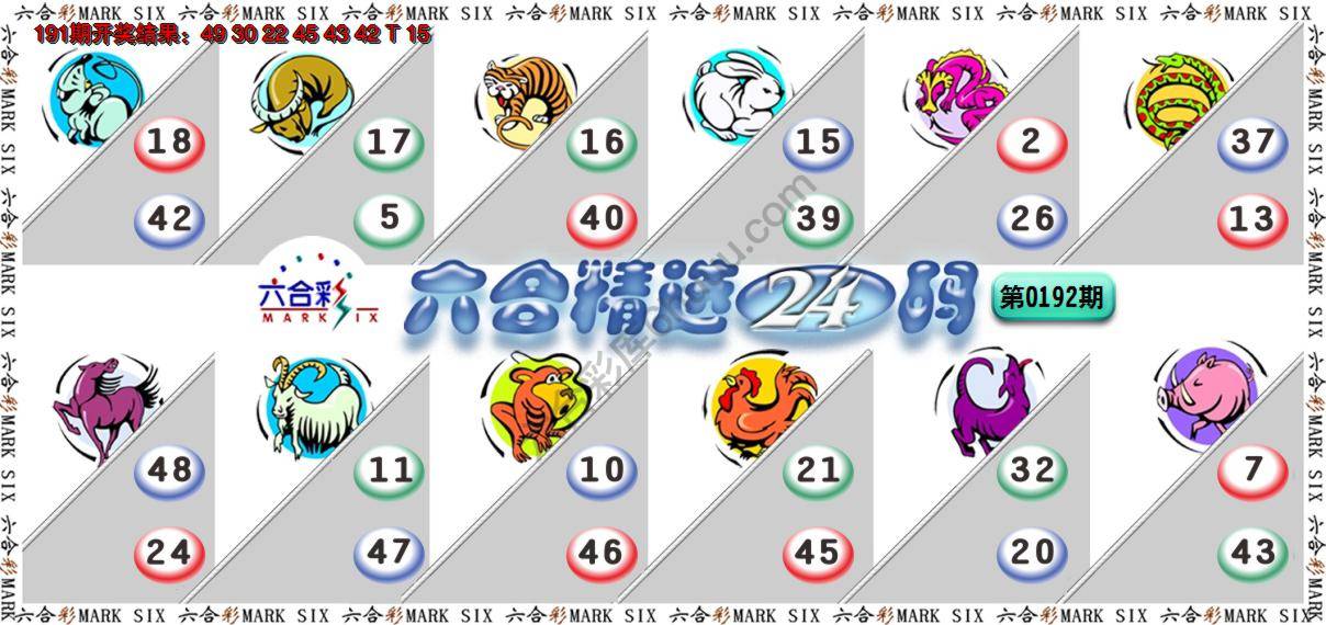 六合精选24码