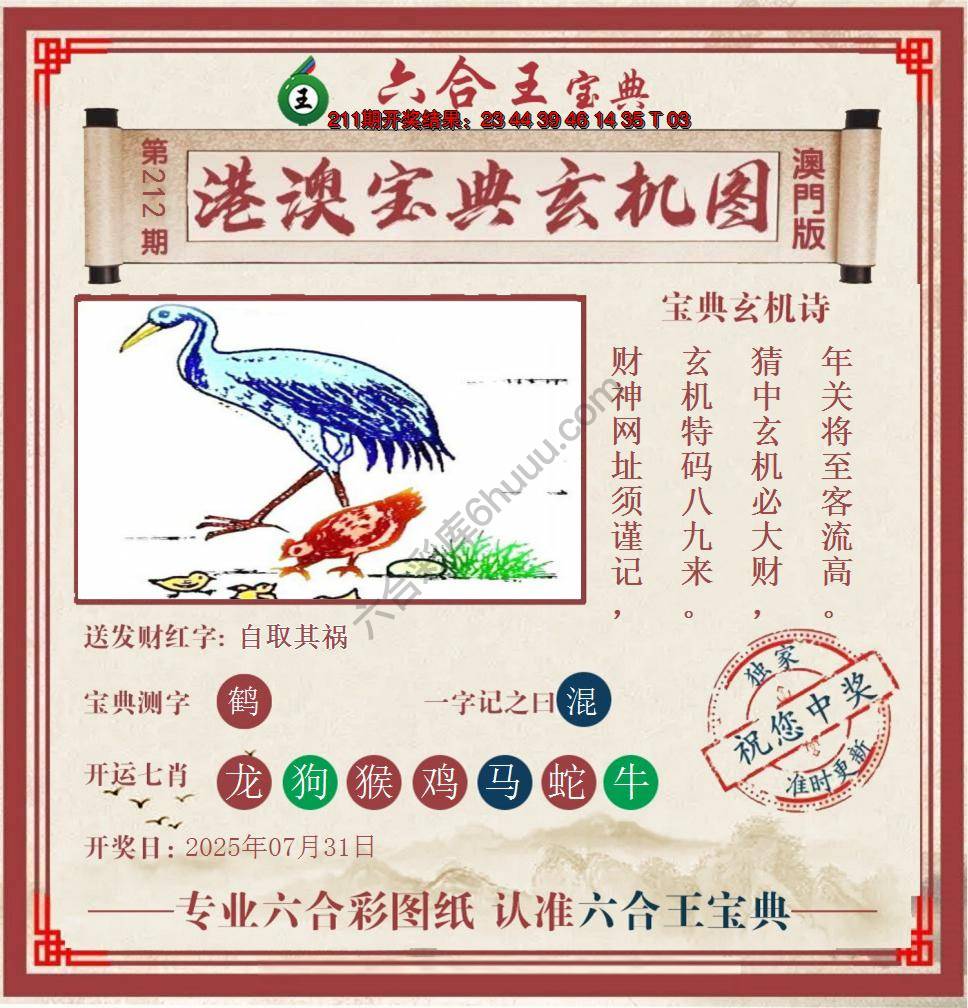 六合王港澳宝典玄机图