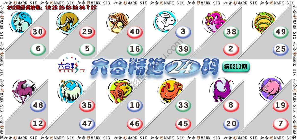 六合精选24码